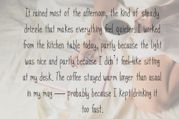 Journal Pen Light Font PNG with transparent background - Preview 4