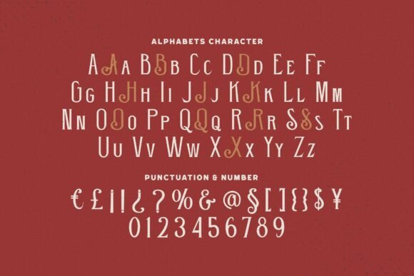 Matrike Font font preview - 4