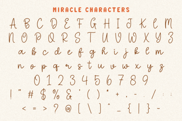 Miracle Welcome Duo Font PNG with transparent background - Preview 2