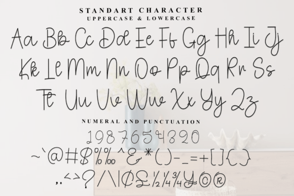 Morning Farmhouse Font PNG with transparent background - Preview 4