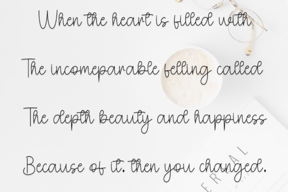 Morning Farmhouse Font PNG with transparent background - Preview 6