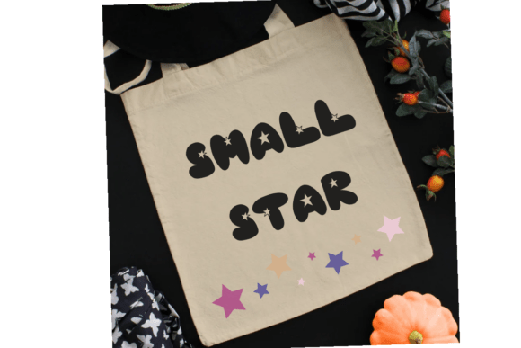 Small Star Font PNG with transparent background - Preview 4