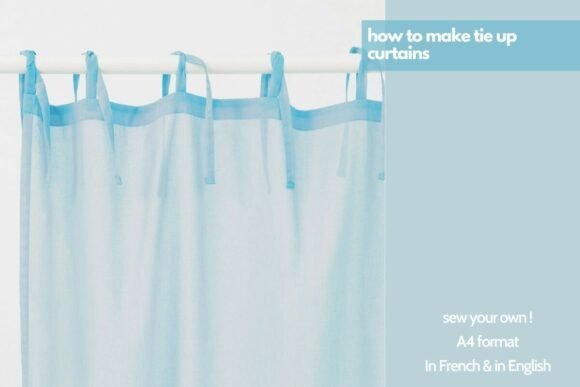Tie Up Curtains Sewing DIY
