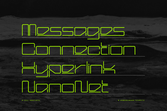 Arxenon Font - Preview 4
