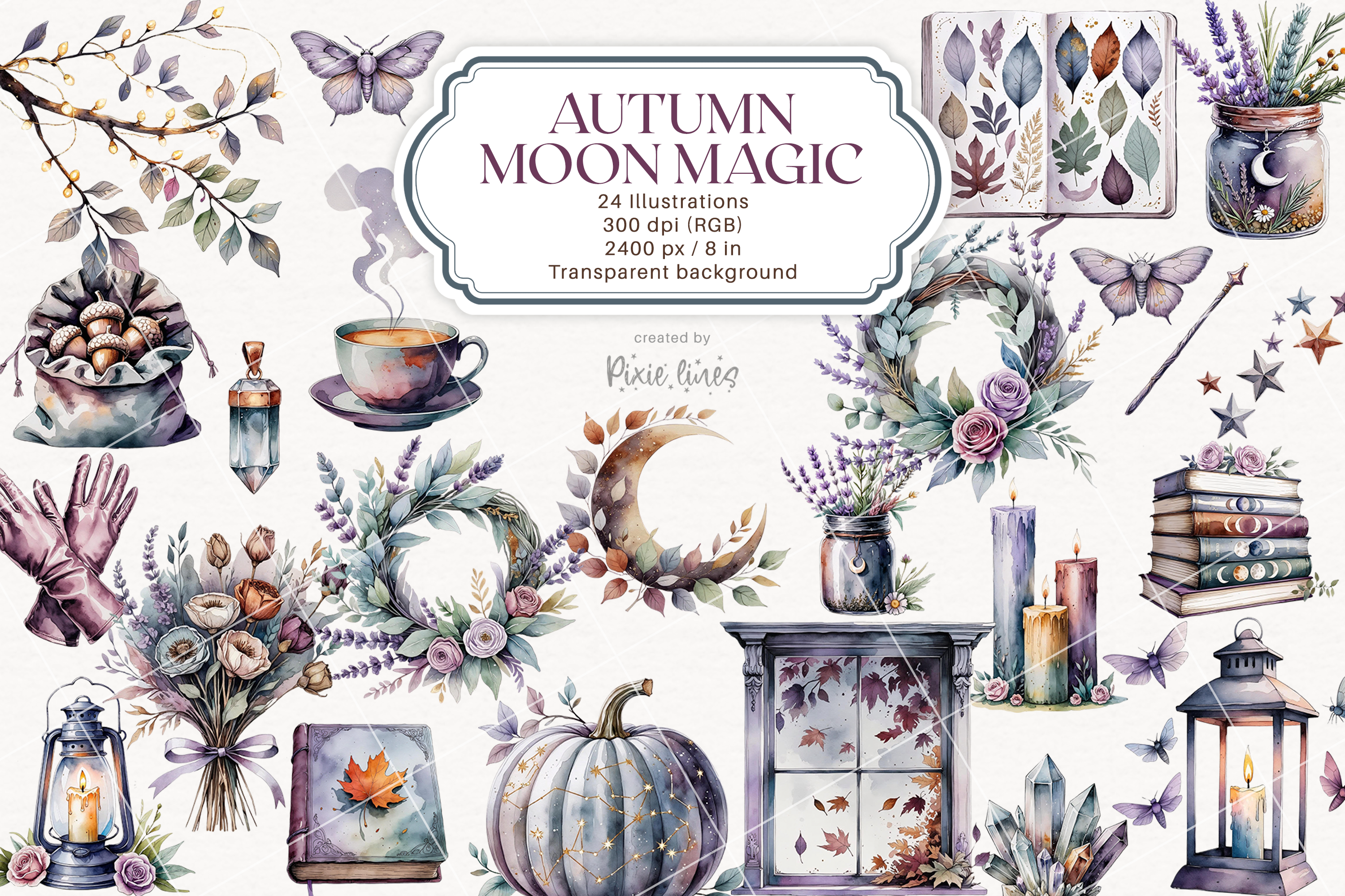 Autumn Moon Magic, Mystical Fall Element