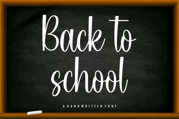 Back to School Font