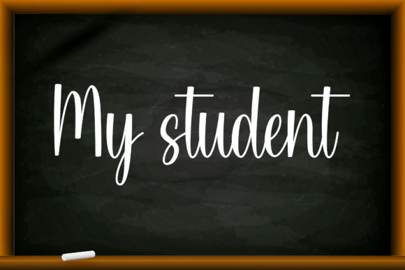 Back to School Font - Preview 1