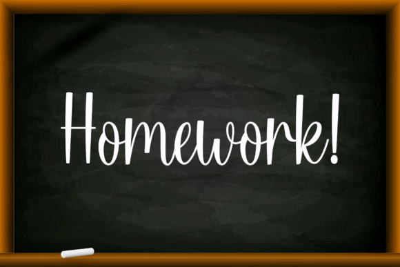 Back to School Font - Preview 5