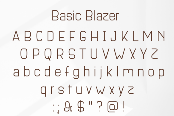 Basic Blazer Font - Preview 5