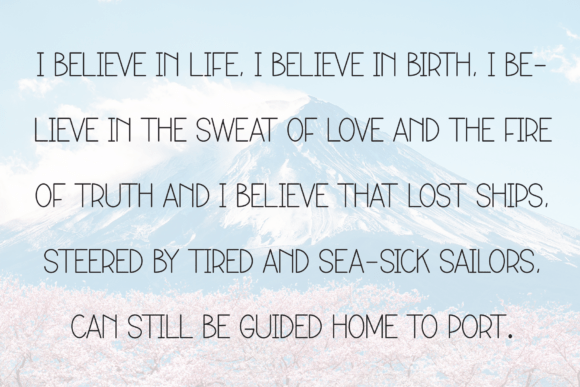 Beach Minimalist Font - Preview 5