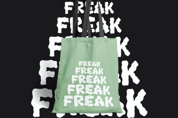 Blob Freak Font - Preview 4