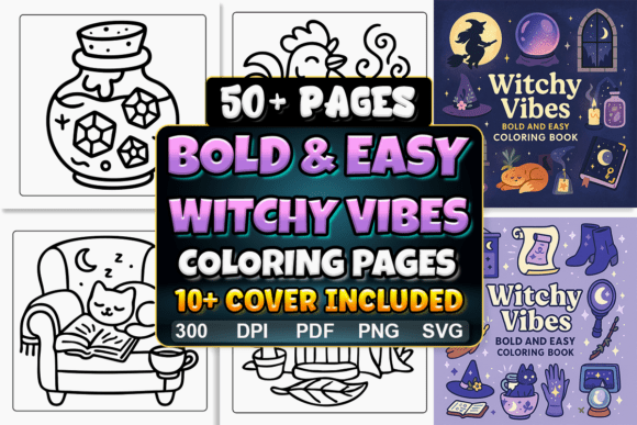 Bold and Easy Fall Vibes Coloring Page Graphic by InkyAndCozy ...