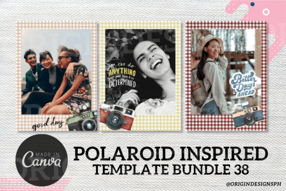 Canva Polaroid template for personal use and printed photo projects