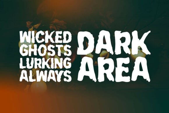 Darkness Draws Near Font - Preview 1