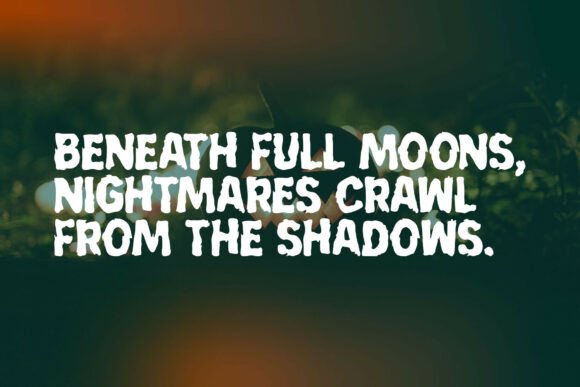 Darkness Draws Near Font - Preview 3