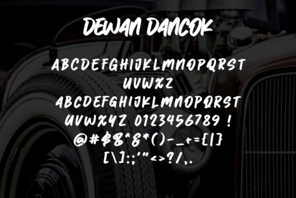 Dewan Dancok Font - Preview 1