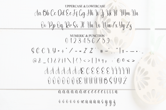 Easter Ornament Font - Preview 6