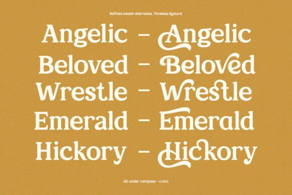 Gc Under Compas Font - Preview 3