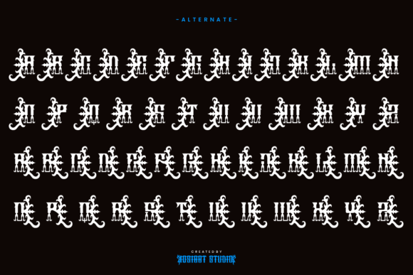 Getohc Font PNG with transparent background - Preview 2