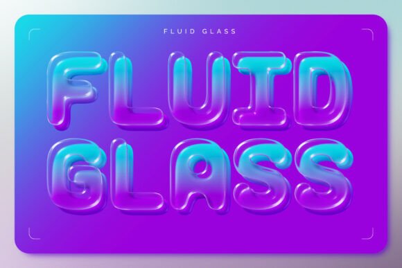 Glassydrop Font - Preview 3