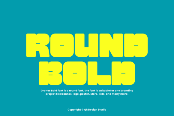 Grones Bold Font - Preview 1