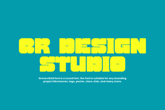 Grones Bold Font - Preview 2