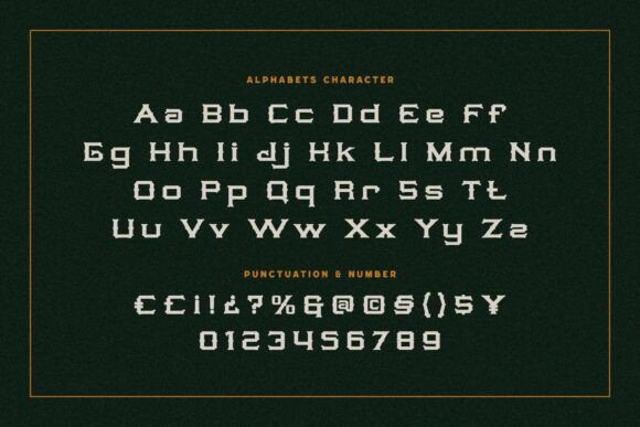 Henir Font PNG with transparent background - Preview 4