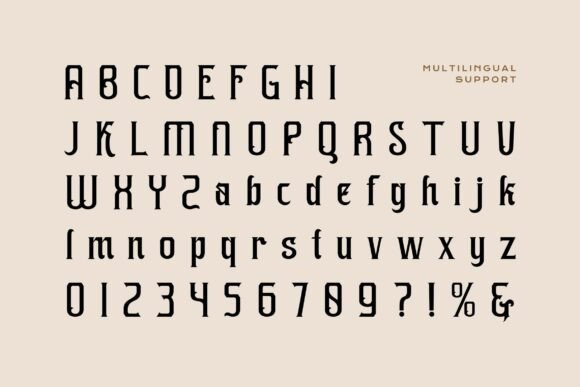Kafehoc Font PNG with transparent background - Preview 4