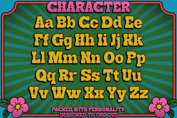 Kembangirama Regular Font PNG with transparent background - Preview 1