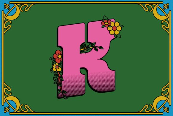 Kembangirama Regular Font PNG with transparent background - Preview 5