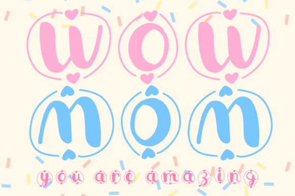 Loving Oval Font PNG with transparent background - Preview 2