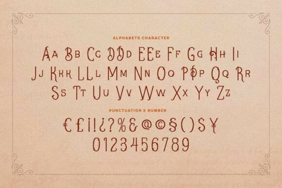 Merisk Font PNG with transparent background - Preview 4