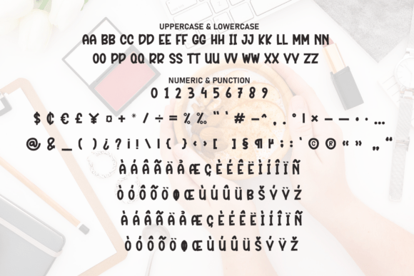 Monday Beauty Font PNG with transparent background - Preview 6