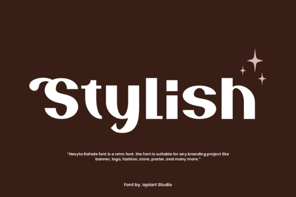 Nesyta Rafode Font PNG with transparent background - Preview 2