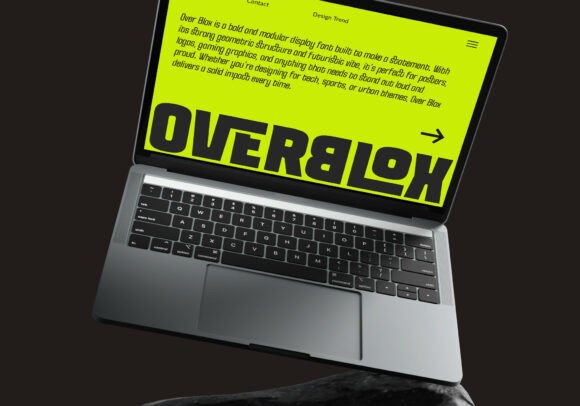 Overblox Regular Font PNG with transparent background - Preview 4