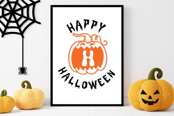 Pumpkin Happy Font PNG with transparent background - Preview 4