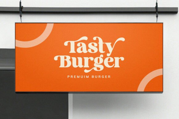 Royal Tomato Font PNG with transparent background - Preview 4