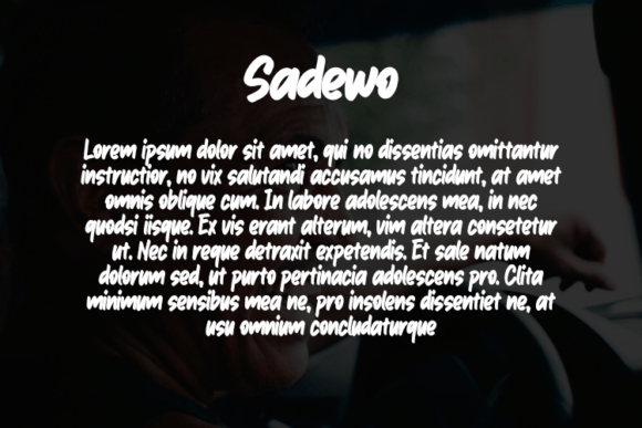 Sadewo Font PNG with transparent background - Preview 2