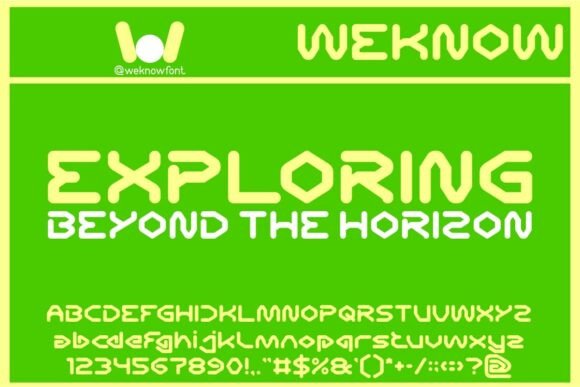 Scifi Universe Font PNG with transparent background - Preview 3