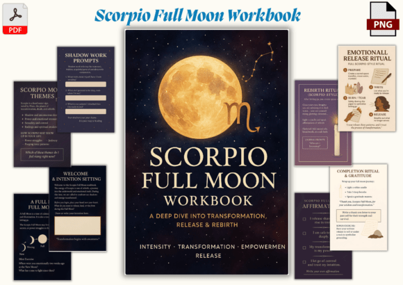 Scorpio Full Moon Workbook | Shadow Work