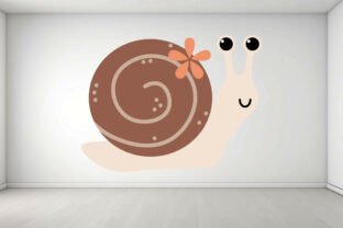 Snail with Flower Graphic by Vivid Visions · Creative Fabrica