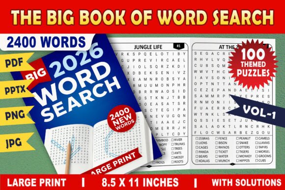 The Big Book Of Word Search VOL.1
