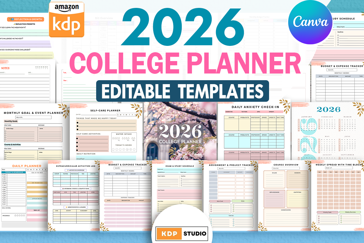 2026 College Planner π KDP Interiors