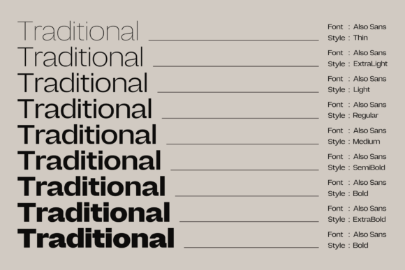 Also Sans Font - Preview 4