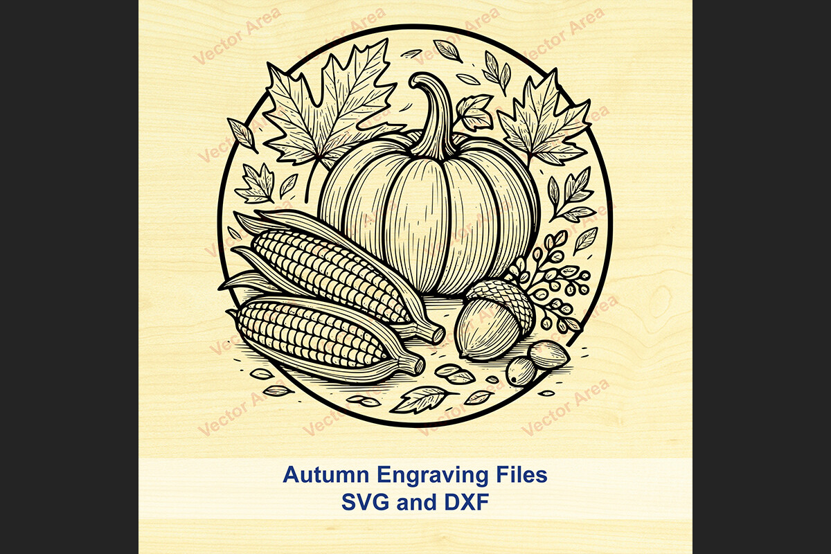 Autumn Laser Engraving File SVG