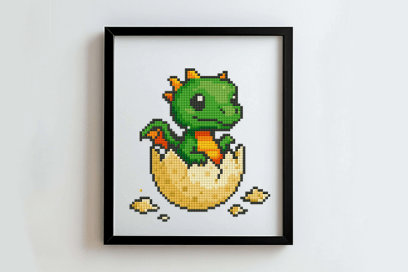 Baby Dragon Cross Stitch Pattern