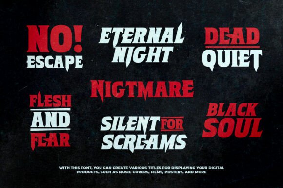 Burntodeath Regular Font - Preview 3