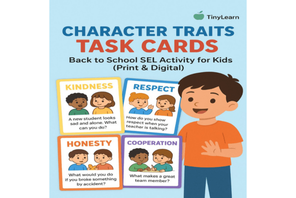 Character Traits Task Cards