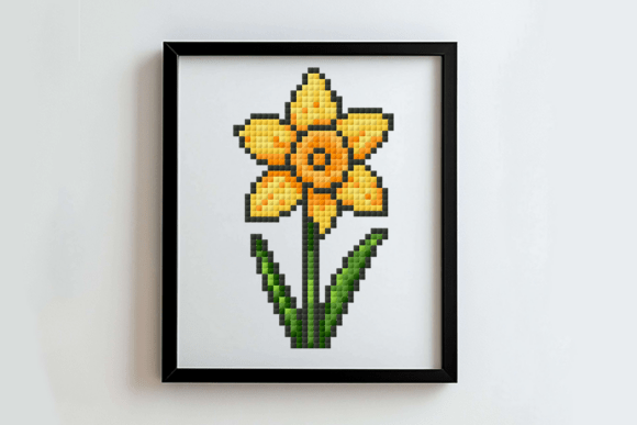 Daffodil Cross Stitch Pattern