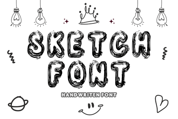 Doodlepals Regular Font PNG with transparent background - Preview 1